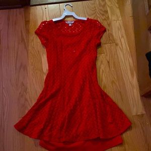 Red girl/teen dress